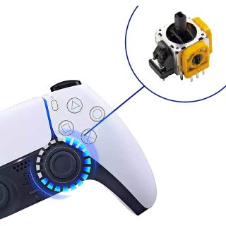 PlayStation 5 PS5 Dualshock controller analoge 3D joystick Thumbstick (Geel)