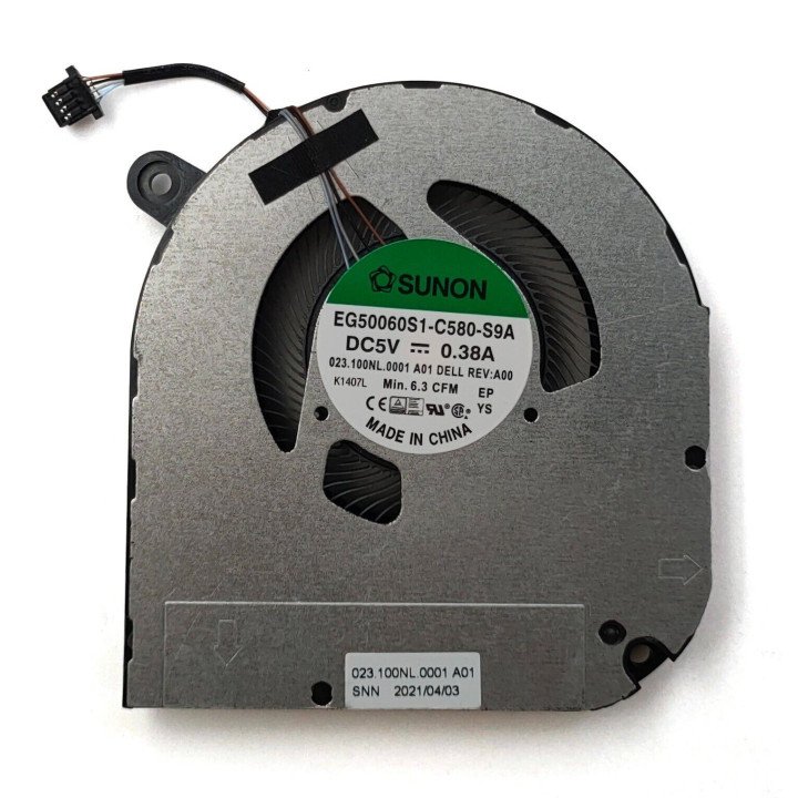 Dell Inspiron 16-7610 7610 16 Koelventilator 0H1YC7 05CXK8