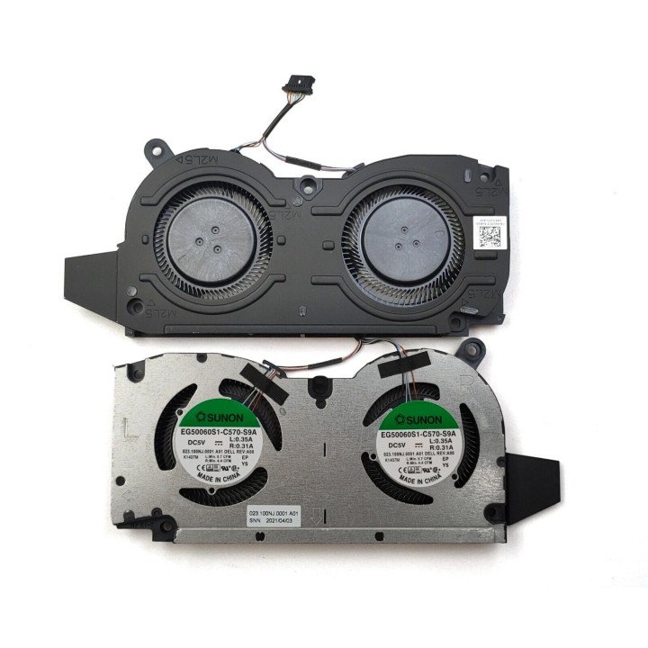 Dell Inspiron 16-7610 7610 16 Koelventilator 0H1YC7 05CXK8