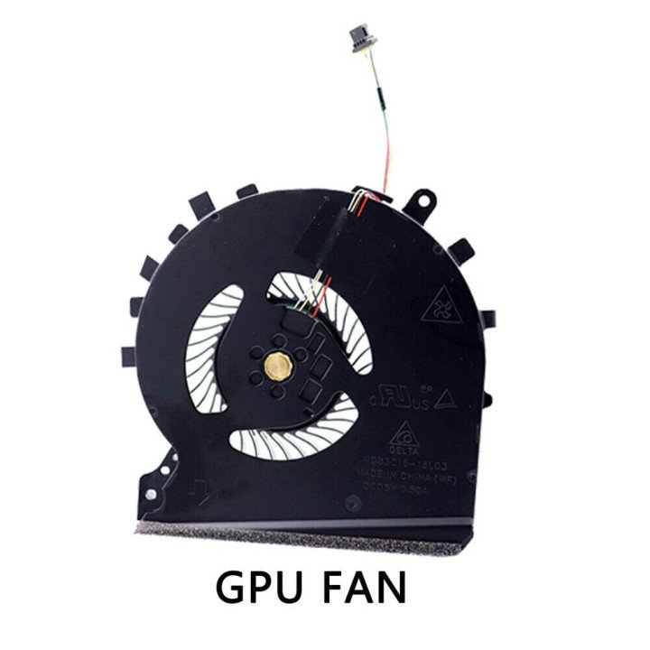 HP Pavilion Gaming 15-DK 15-Dkxxxxxx Koelventilator CPU en GPU koeler