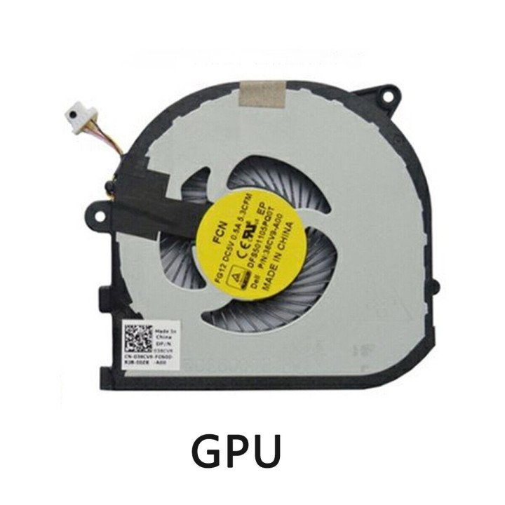 Dell XPS 15 9550 Precision 5510 Koelventilator 0RVTXY 036CV9