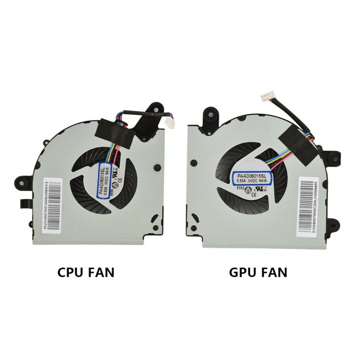 MSI GF75 Thin 8RC 8RD 9SC 9SD Koelventilator PAAD06015SL N415 N416