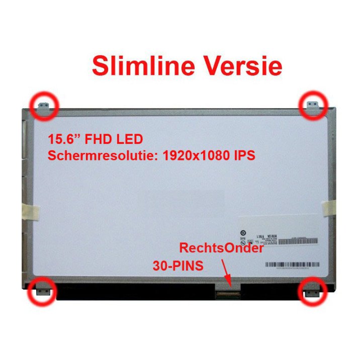 HP 250 255 G4 G5 G6 EliteBook 850 G1 G2 G3 scherm