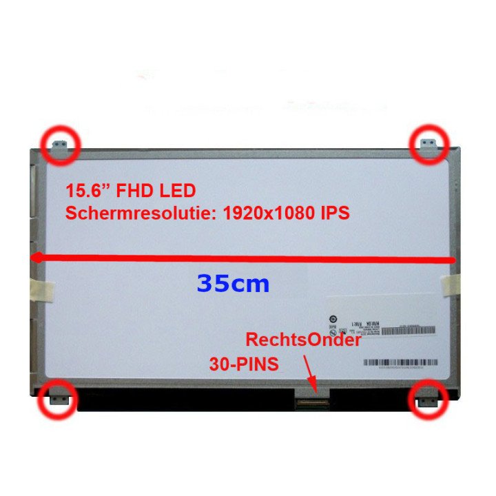 HP 250 255 G4 G5 G6 EliteBook 850 G1 G2 G3 scherm