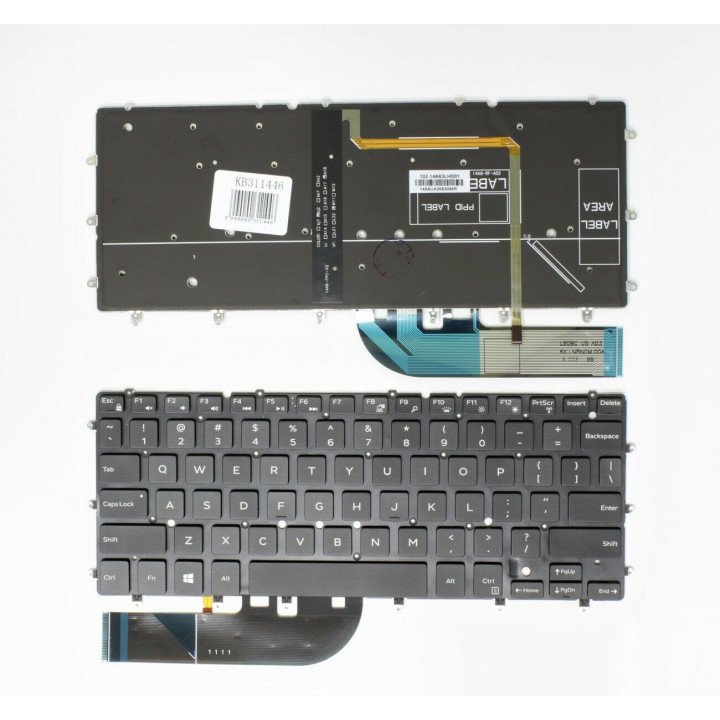 Dell XPS 13 9343 9350 9360 toetsenbord met verlichting