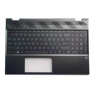 HP Pavilion x360 15-cr 15-crxxxxxx Upper Case Palmrest Keyboard