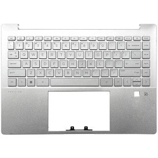 HP Pavilion Plus 14 14-eh Toetsenbord met vingerafdruklezer gat