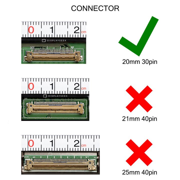 Lenovo IdeaPad 3 15ADA05 15ARE05 15IGL05  scherm 15.6" FHD 30PINS