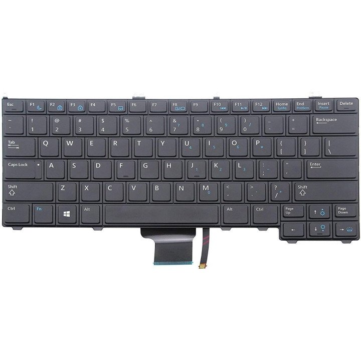 Dell Latitude 12 7000 E7240 E7440 Keyboard with backlit