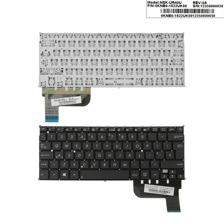 Toetsenbord KNB0-1620US00 0KNB0-1620US000 Asus Zenbook UX21A UX21